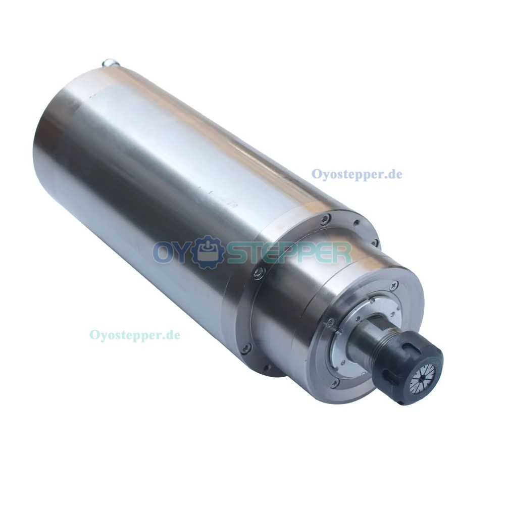 Wassergek&uuml;hltes CNC HF-Spindel-Set 4,5kW 220V/380V mit 5,5kW Frequenzumrichter &Oslash;125mm Spindelhalter und 100W K&uuml;hlwasserpumpe